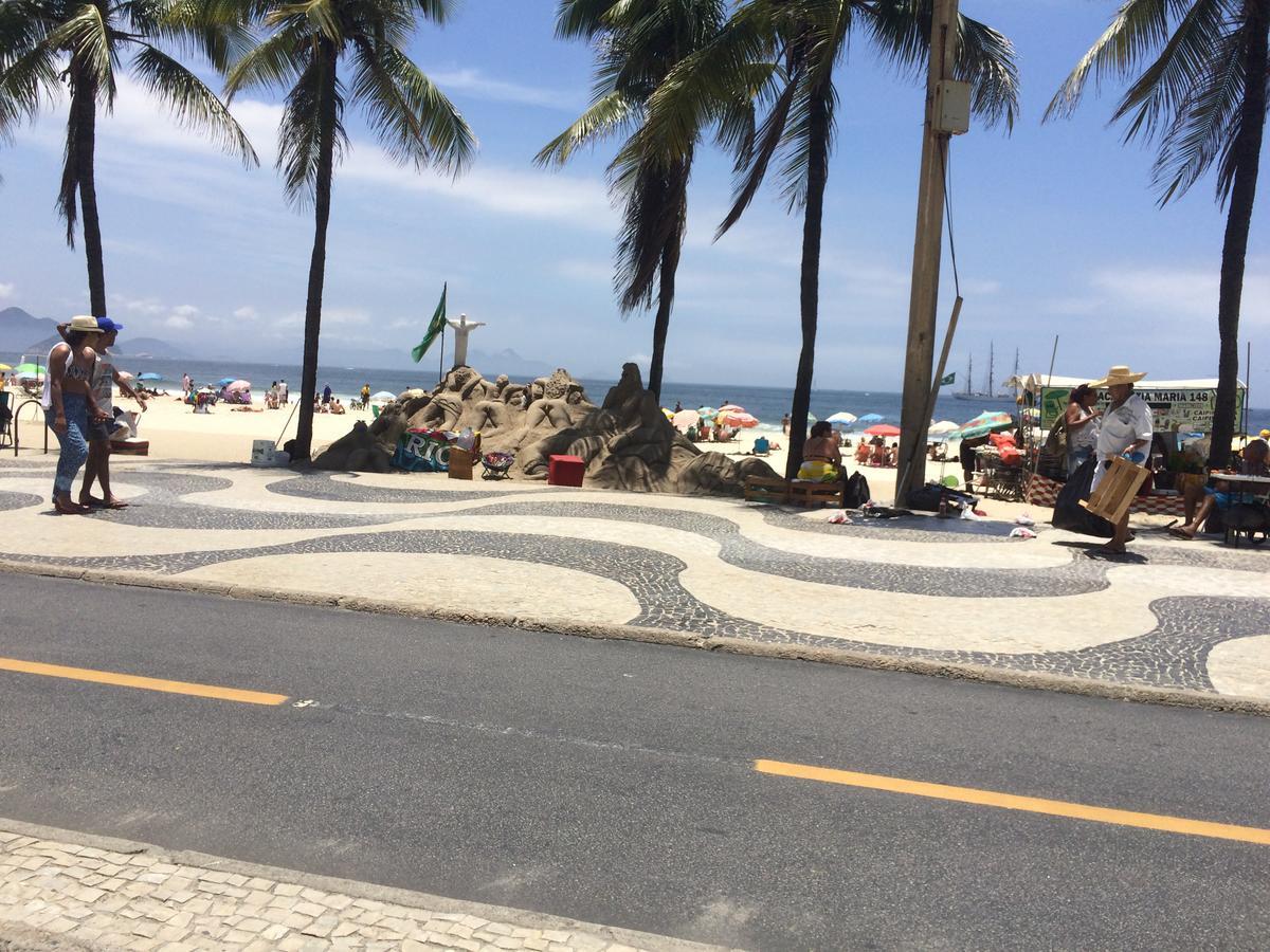 Apartamento Copacabana - Quadra da Praia Rio de Janeiro Esterno foto